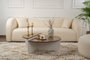 Nordure Mesa de Centro Orion Nogal y Blanco 90x30x60cm 85x35x30cm